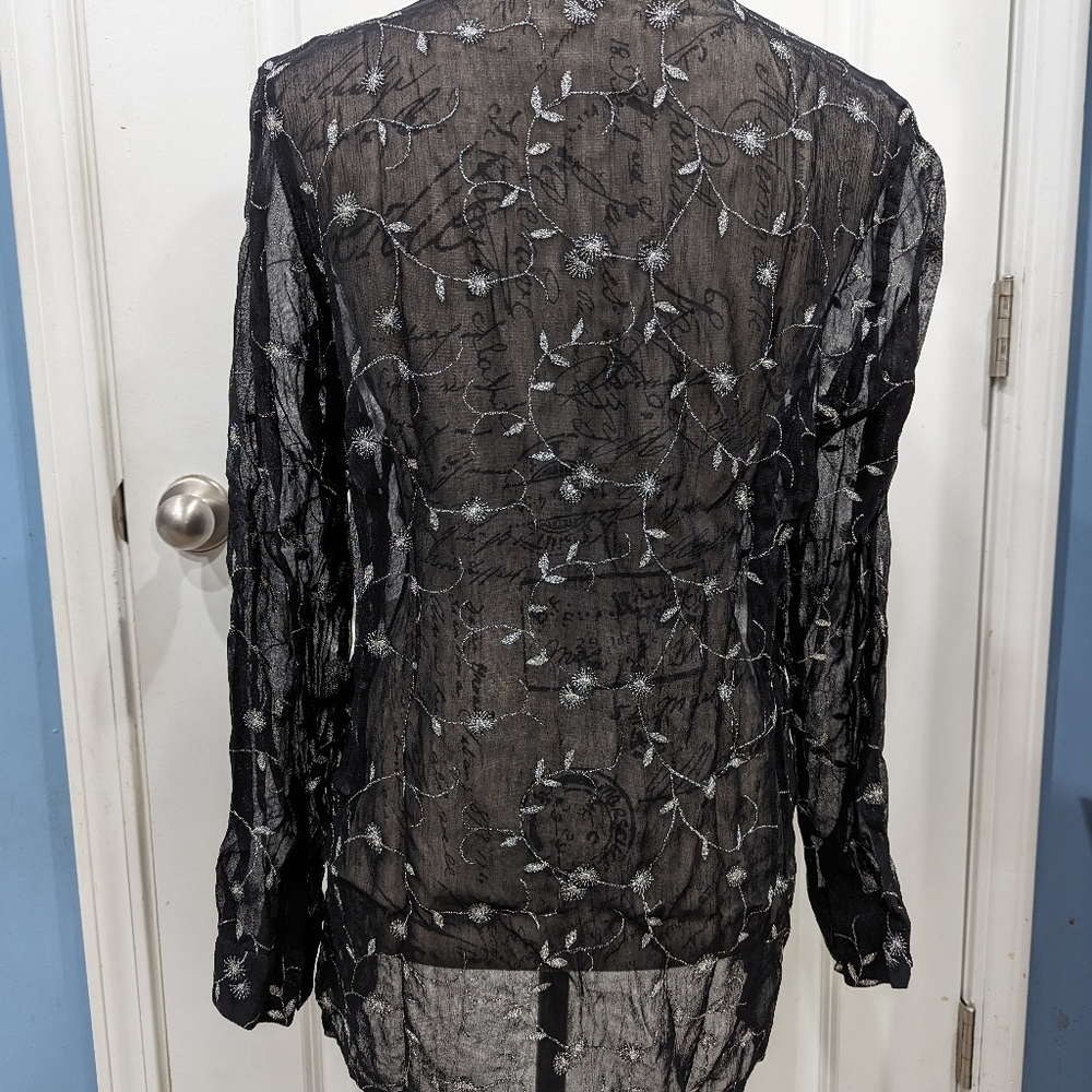 Sheer Button-Up - image 4